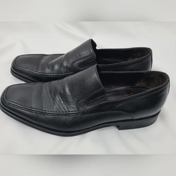 Monte Rosso Shoes Size 9 Mens Lucca Nappa Leather Loafers‎ Made in Italy MONTE ROSSO LUCCA NAPPA LEATHER LOAFER - BLACK Made In ITALY  main image 4